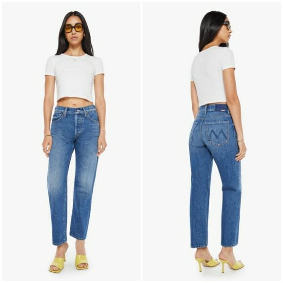 MOTHER Denim - 💕MOTHER SUPERIOR The Hot Rod Hover Jeans ~ No Shirt No Shoes No Service 28 NWOT
